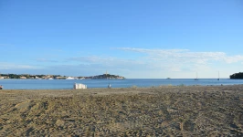Pláž Spiaggia Libera (oblázky, písek) - Rovinj