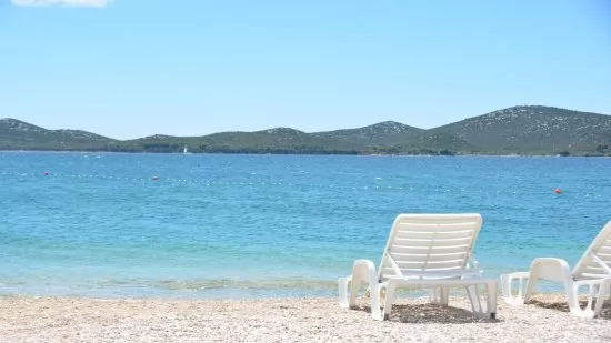 Biograd na Moru pláž Dražica.