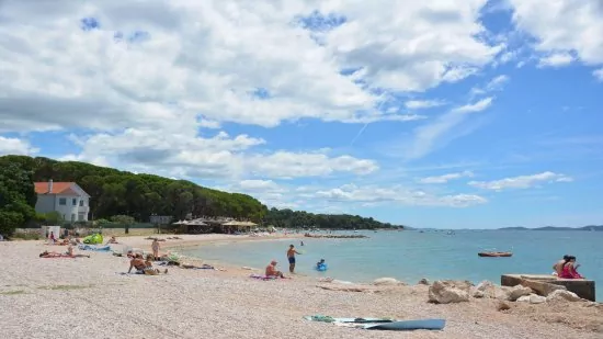 Biograd na Moru pláž Dražica.