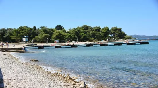 Zadar - moře a pláž 230 m pěší chůzí.