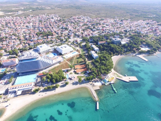 Vodice letecký pohled.