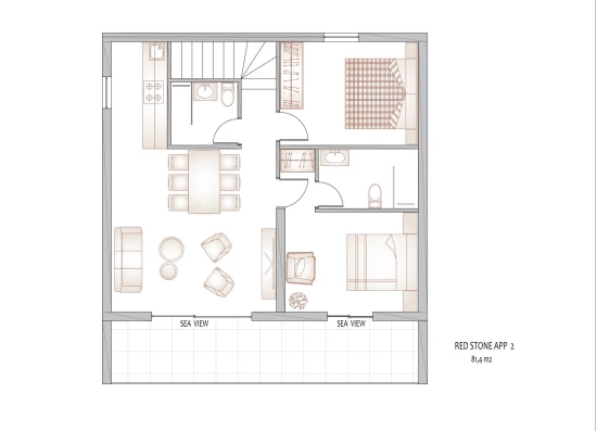 Apartmán Ostrov Hvar - Sveta Nedjelja OS 9749 N2