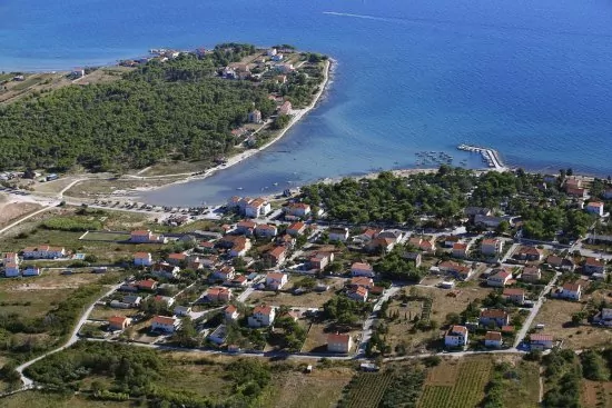 Městečko Privlaka v blízkosti Zadaru.